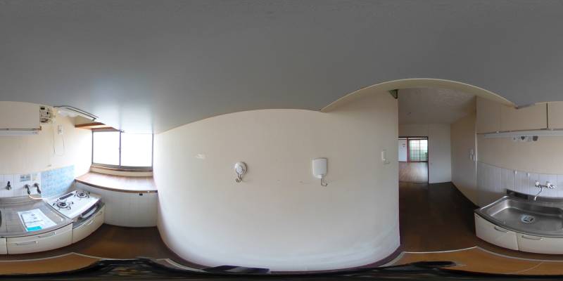 パノラマ画像キッチン