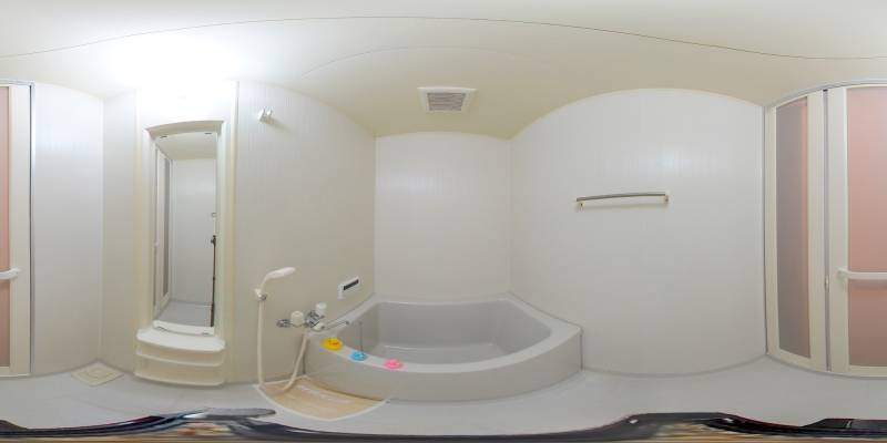 パノラマ画像バスルーム