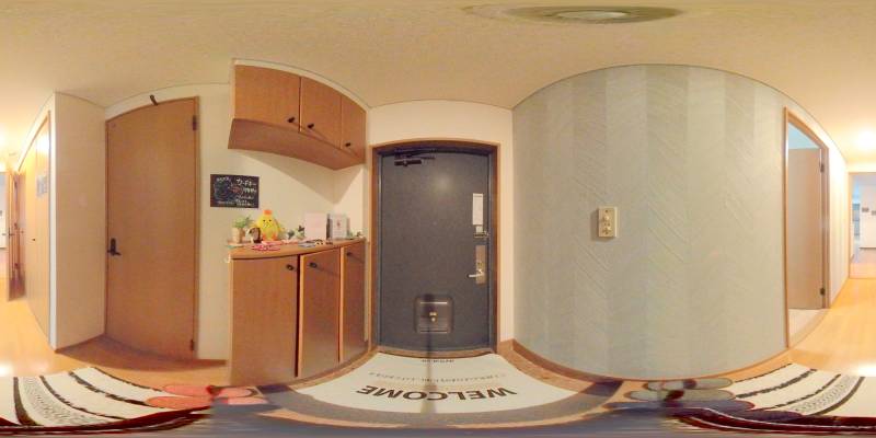 パノラマ画像玄関