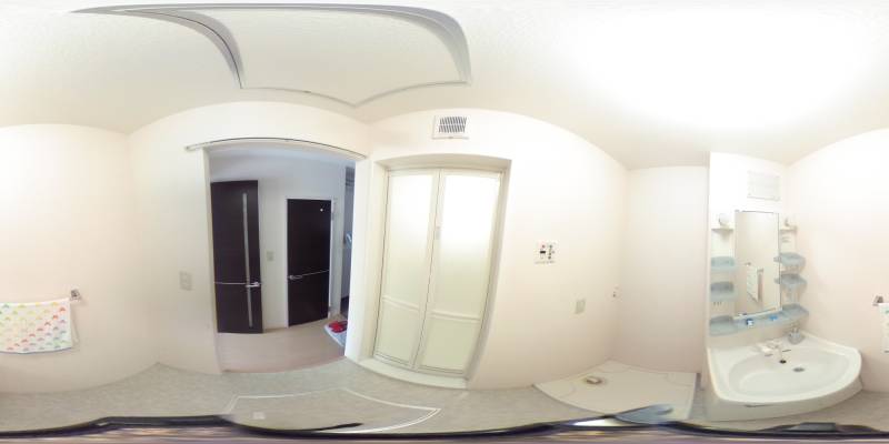 パノラマ画像洗面所