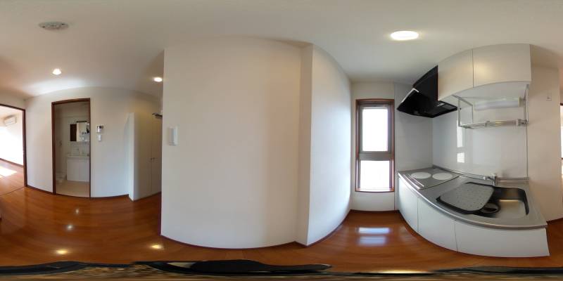 パノラマ画像キッチン