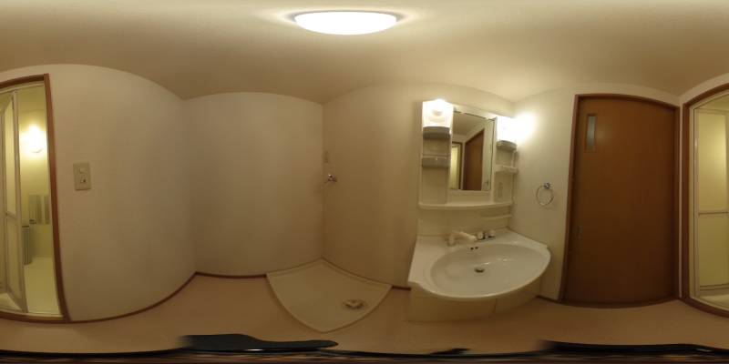 パノラマ画像洗面所