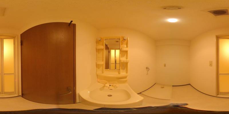 パノラマ画像洗面所