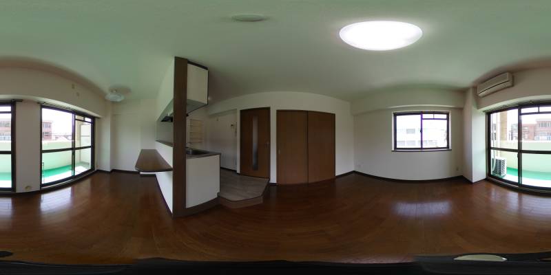 パノラマ画像リビング