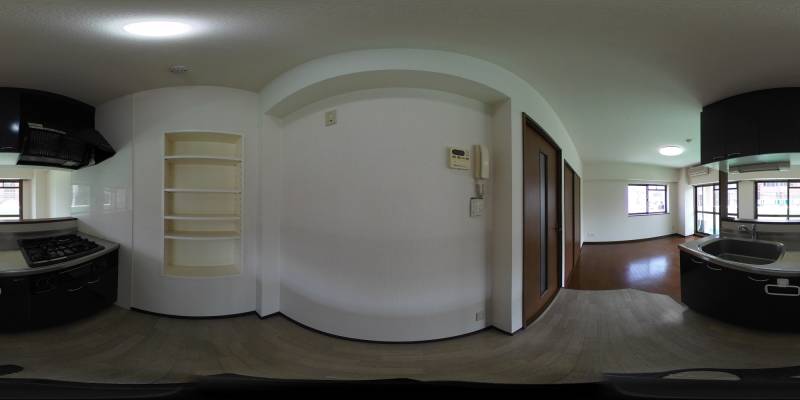 パノラマ画像キッチン