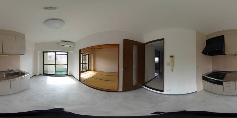 パノラマ画像キッチン