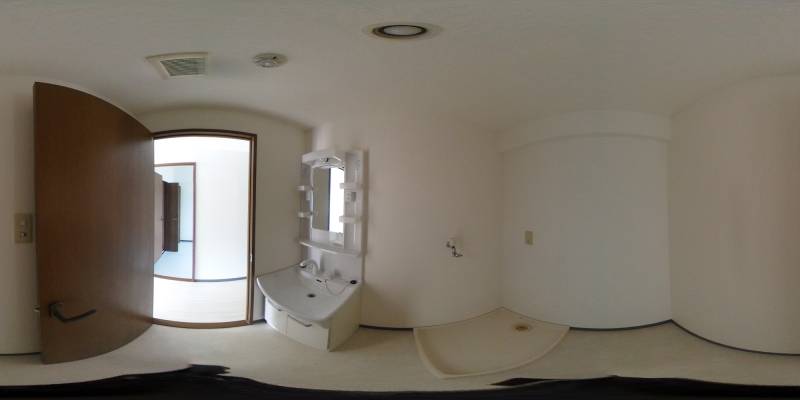 パノラマ画像洗面所