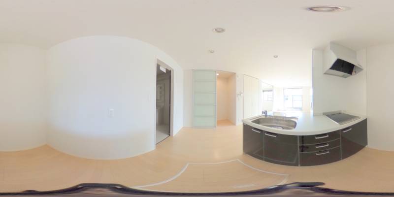 パノラマ画像キッチン