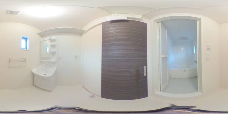 パノラマ画像洗面所