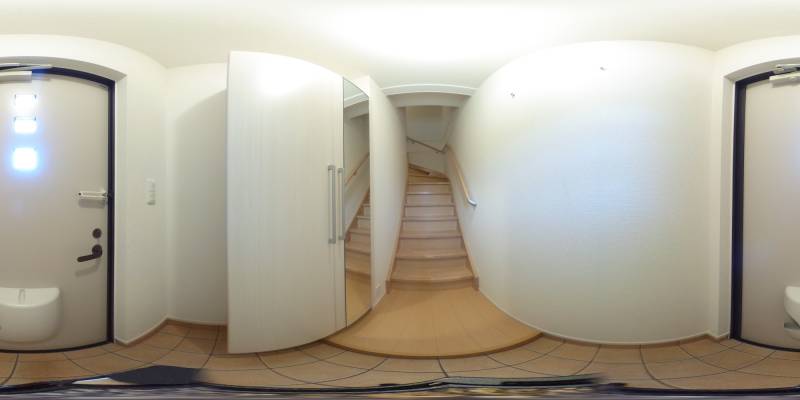 パノラマ画像玄関