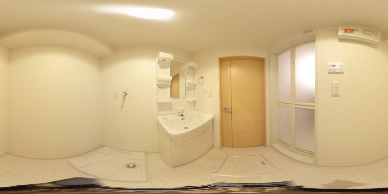 パノラマ画像洗面所