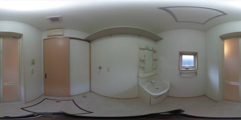 パノラマ画像洗面所