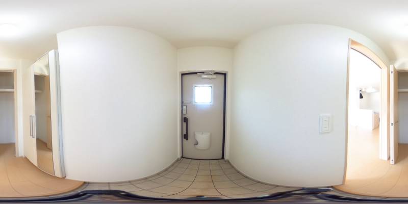 パノラマ画像玄関