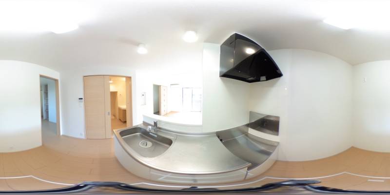 パノラマ画像キッチン