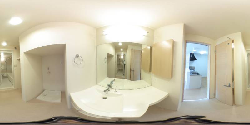 パノラマ画像洗面所