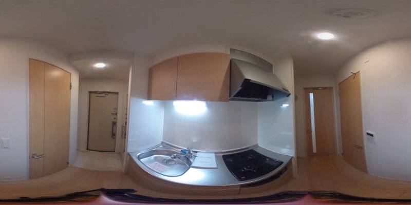 パノラマ画像キッチン