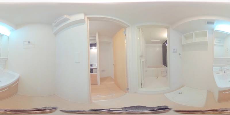 パノラマ画像洗面所