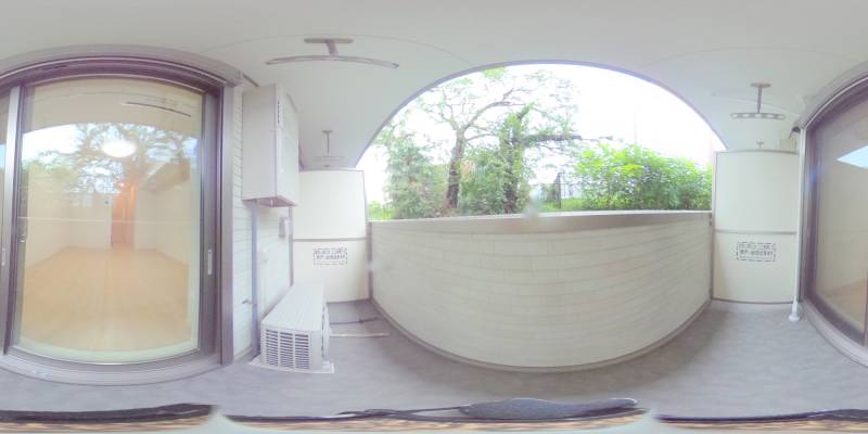 パノラマ画像バルコニー