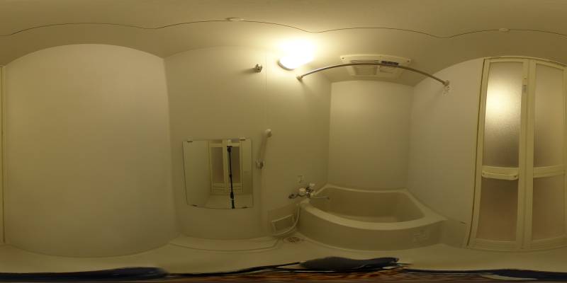 パノラマ画像バスルーム