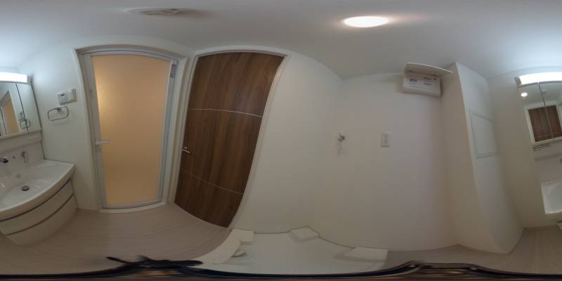 パノラマ画像洗面所