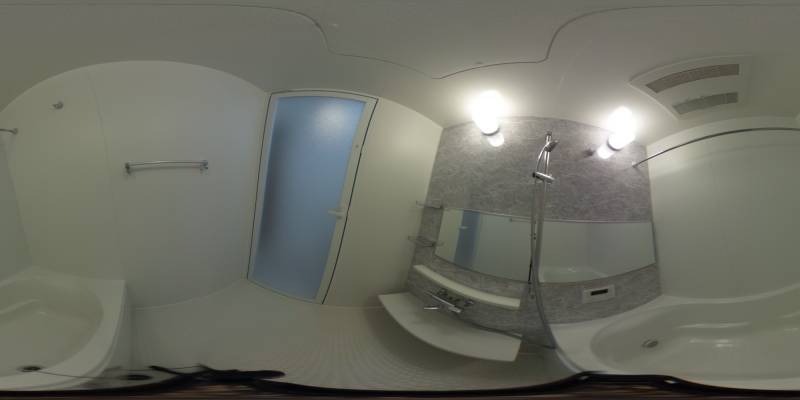 パノラマ画像バスルーム