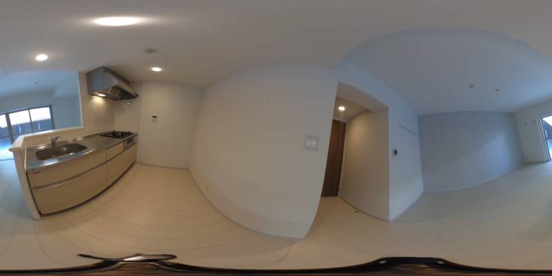 パノラマ画像キッチン