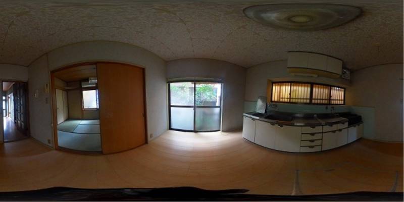 パノラマ画像キッチン