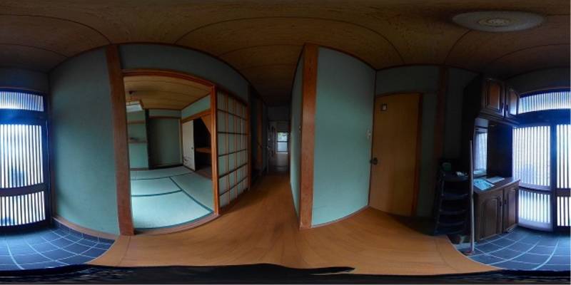 パノラマ画像玄関