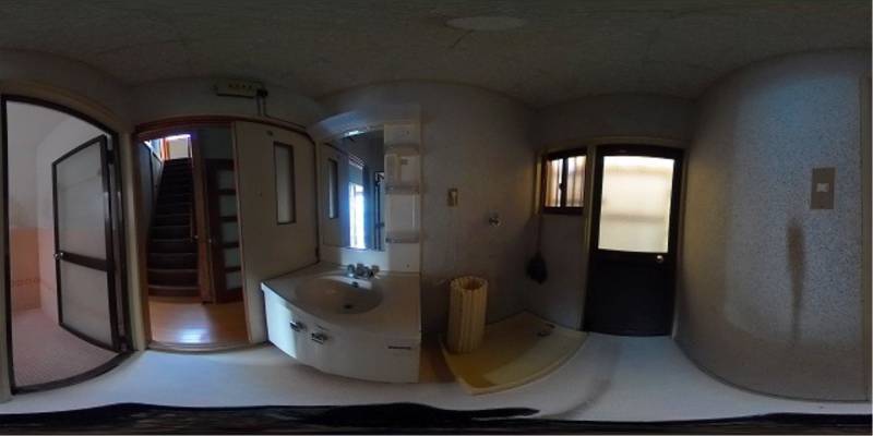 パノラマ画像洗面所