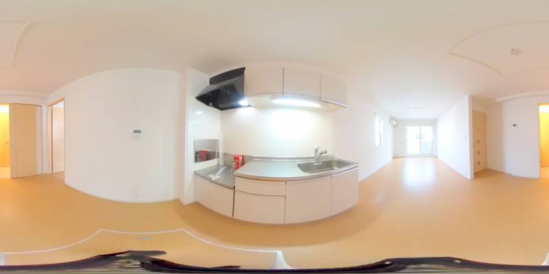 パノラマ画像キッチン