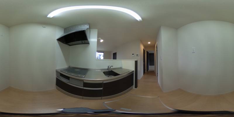 パノラマ画像キッチン