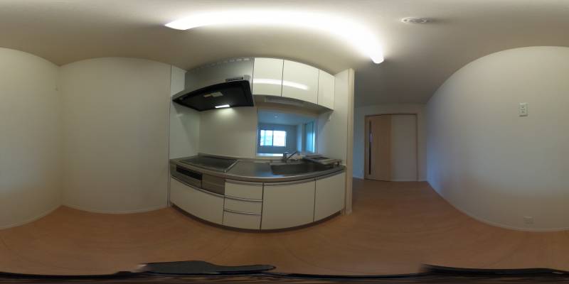 パノラマ画像キッチン