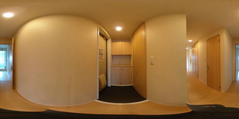 パノラマ画像玄関