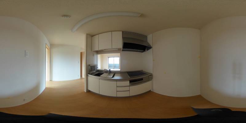 パノラマ画像キッチン
