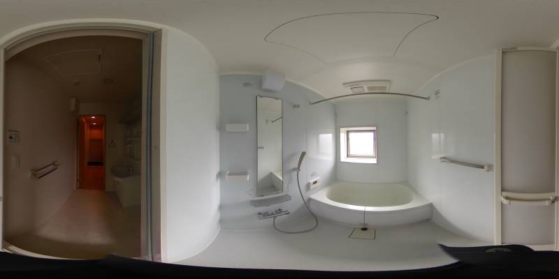パノラマ画像バスルーム