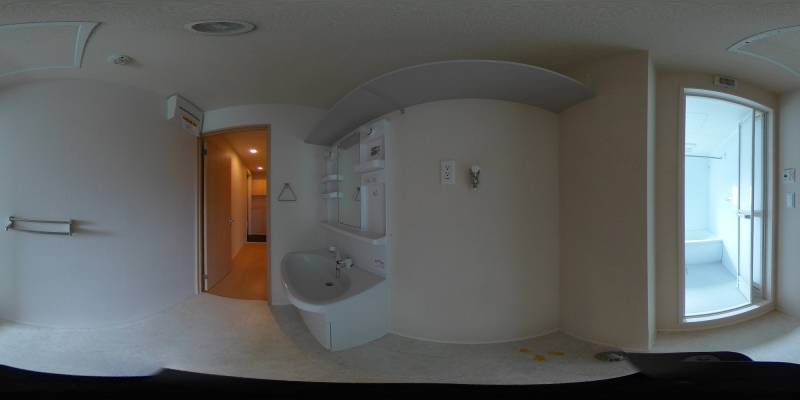 パノラマ画像洗面所