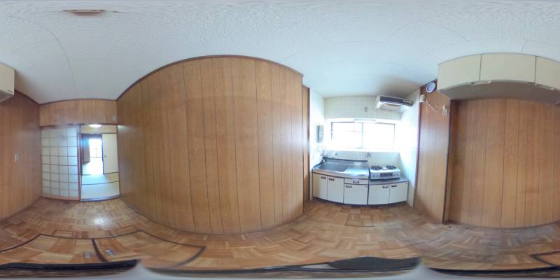 パノラマ画像キッチン