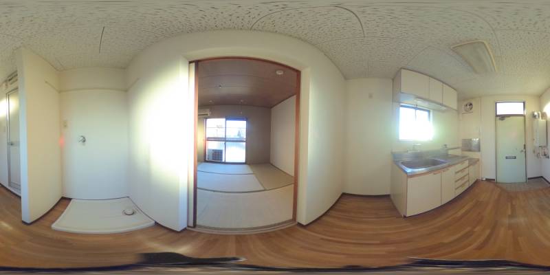 パノラマ画像キッチン