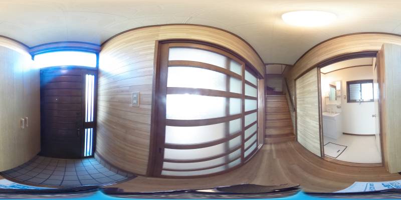 パノラマ画像玄関