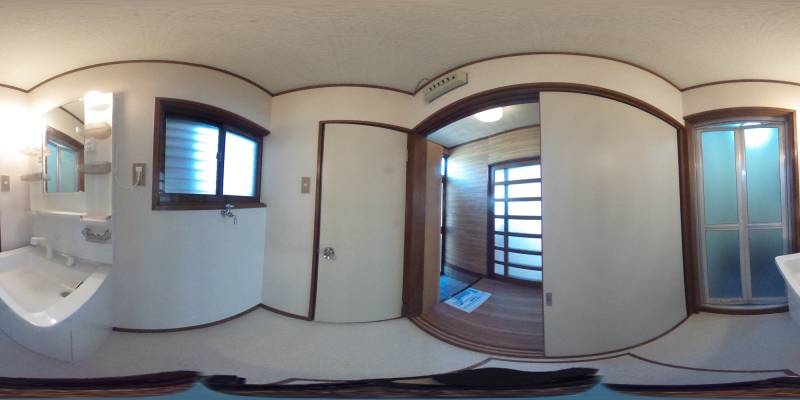 パノラマ画像洗面所