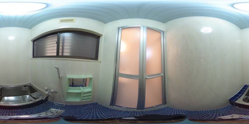 パノラマ画像バスルーム