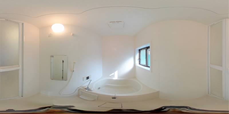 パノラマ画像バスルーム