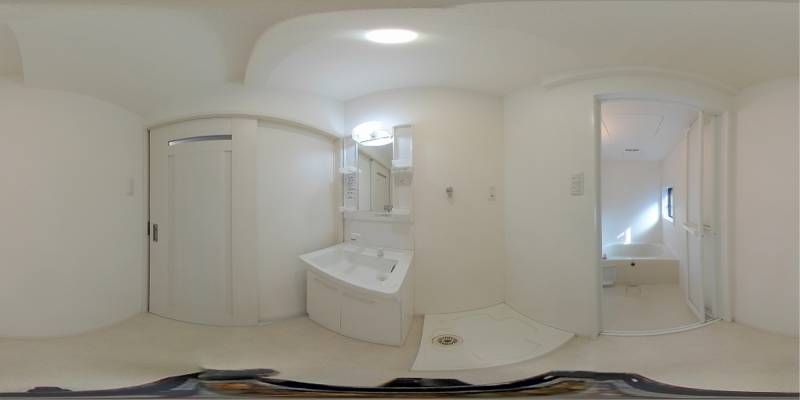 パノラマ画像洗面所