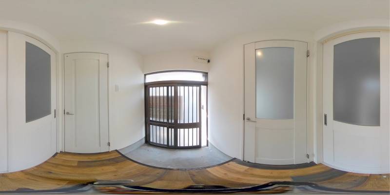 パノラマ画像玄関