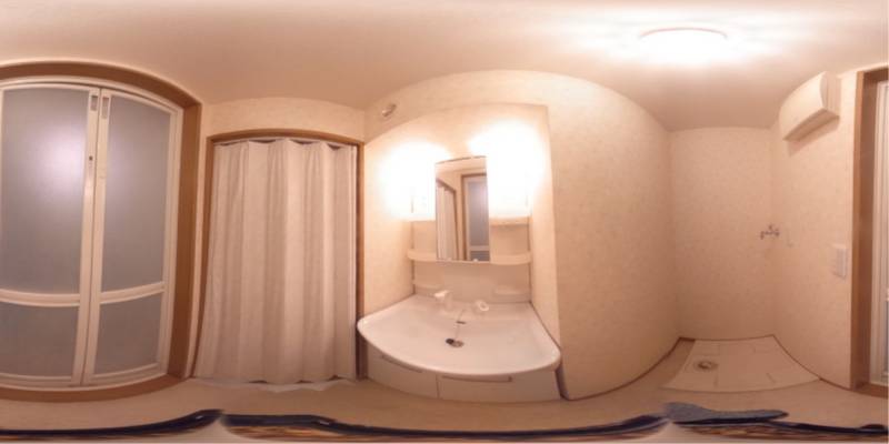 パノラマ画像洗面所