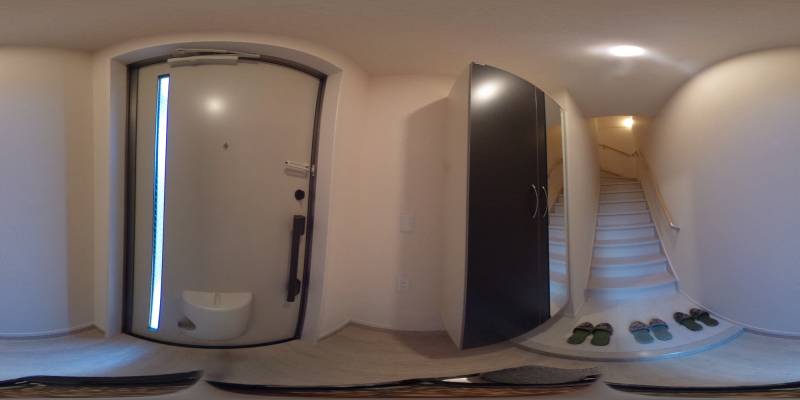 パノラマ画像玄関