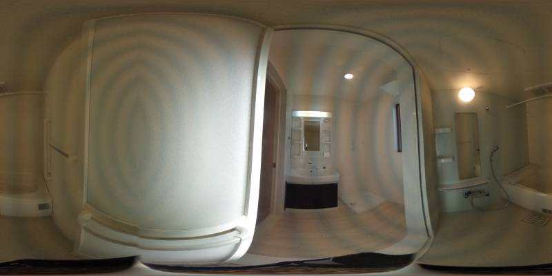 パノラマ画像バスルーム