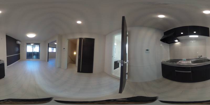 パノラマ画像キッチン