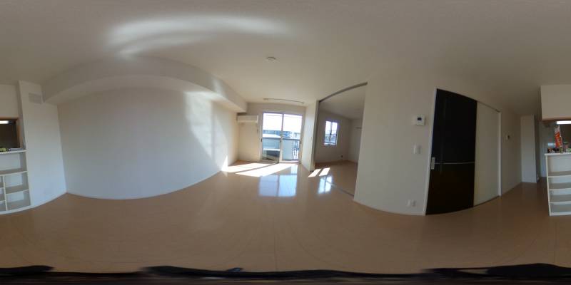 パノラマ画像リビング