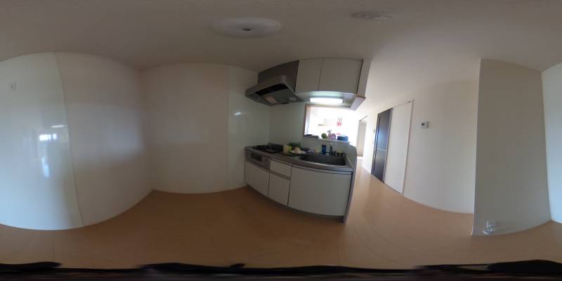 パノラマ画像キッチン